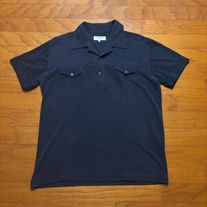 Ted Baker navy short sleeve polo size 4